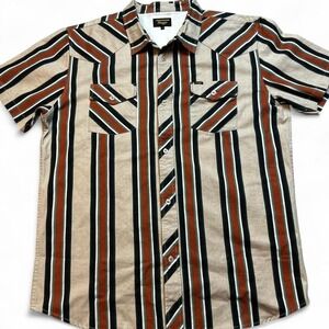 Seager Shirt Mens XXL Amarillo Western Short Sleeve Cowboy Casual Huckberry